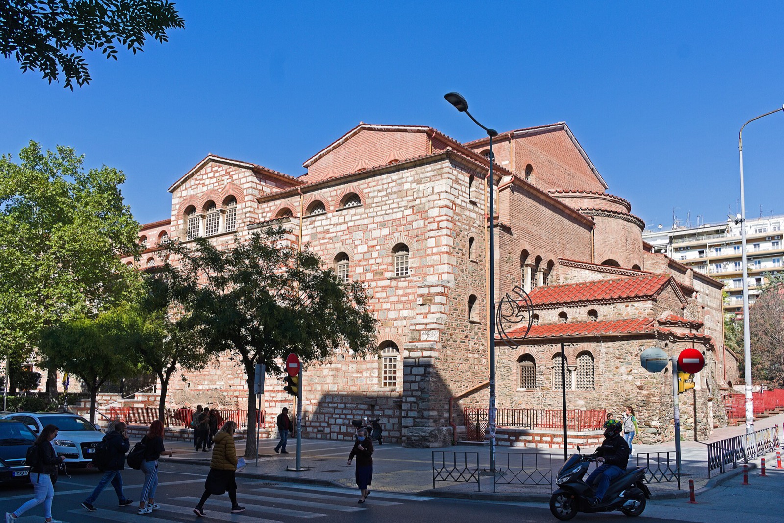The basilica of Agios Dimitrios, namesake of the Dimitria festival