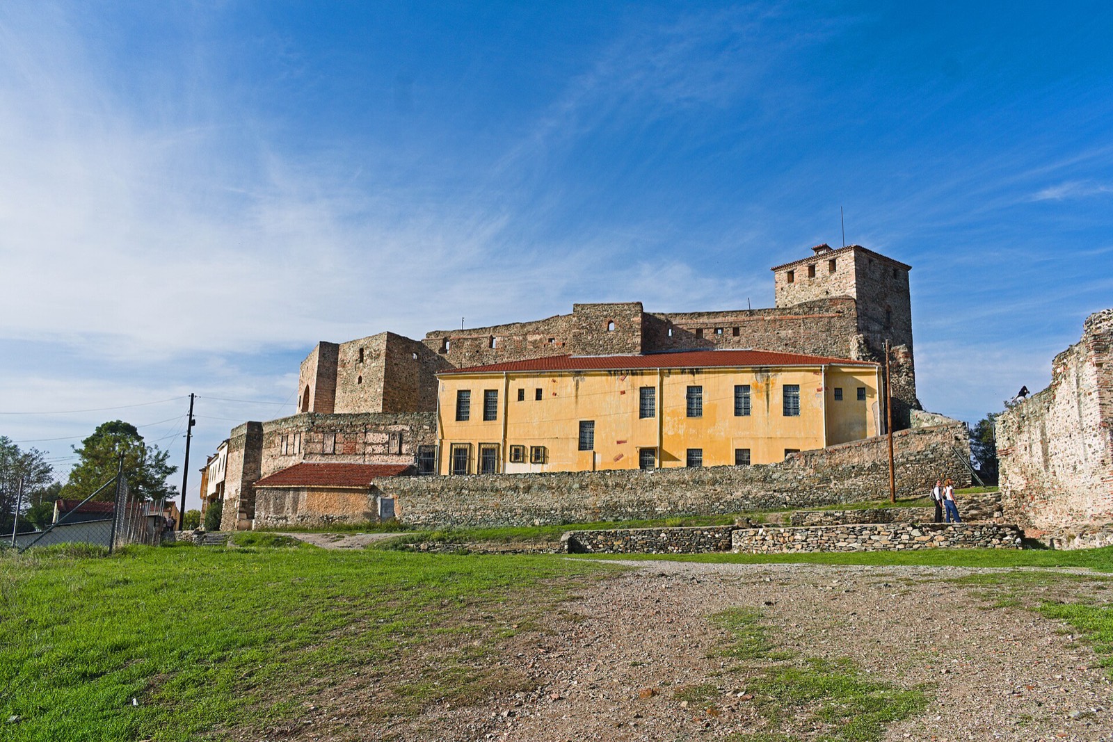 The stone towers of the Heptapyrgion fortress